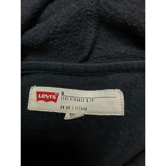 UNISEX MENS LADIES HOODED SWEAT SHIRT LEVIS STRAUSS LOGO SIZE MEDIUM RN117508 - Picture 7 of 7